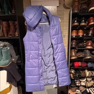 Lavender Puffer Vest